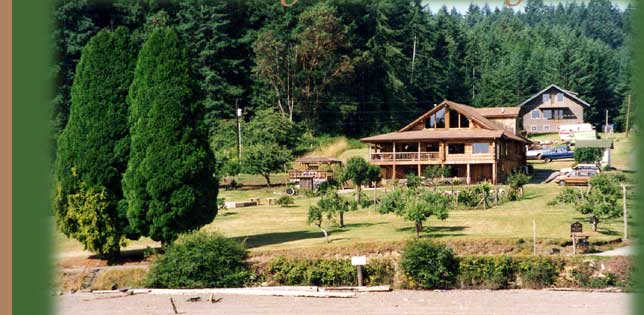 Accommodations at The Inn at Burg's Island on Anderson Island, Washington